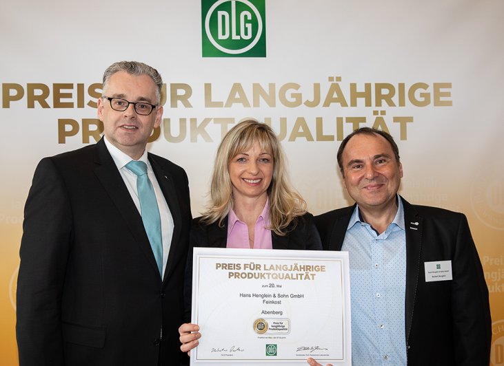 Hans Henglein & Sohn GmbH aus Abenberg erhält „Preis für langjährige Produktqualität“ Habewind Hans Henglein & Sohn GmbH aus Abenberg erhält „Preis für langjährige Produktqualität“ Habewind