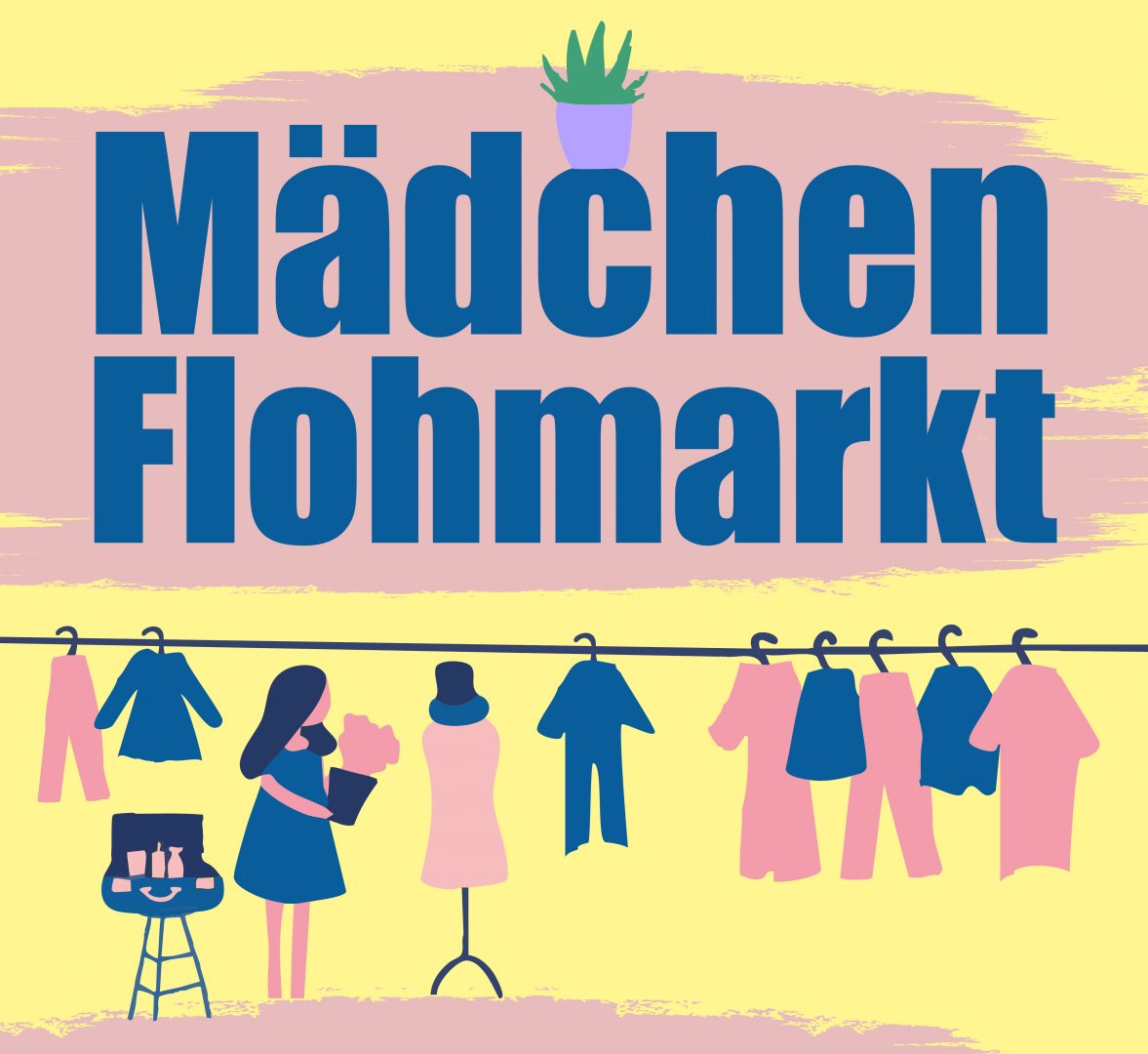 Flyer mädcehnflohmarkt